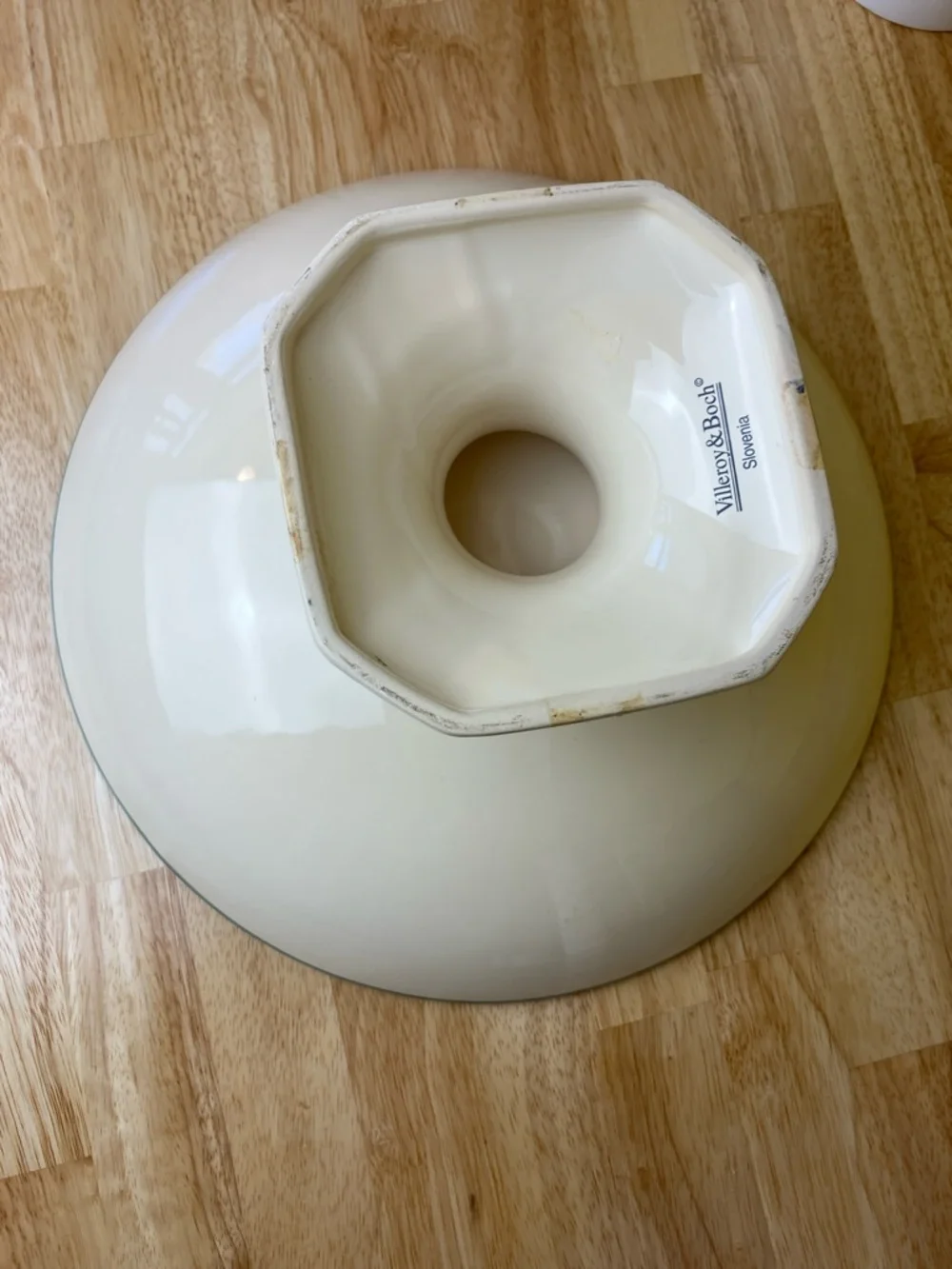 Villeroy & Boch Pedestal Bowl Fresh Herbs Ceramic Footed Platter